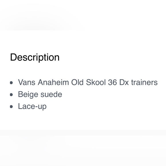 COPY - NWOT Vans Anaheim Old Skool 36 Dx Suede Trainers - Picture 11 of 12